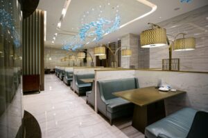 Luxury hotel interior with custom joinery and elegant decoration design